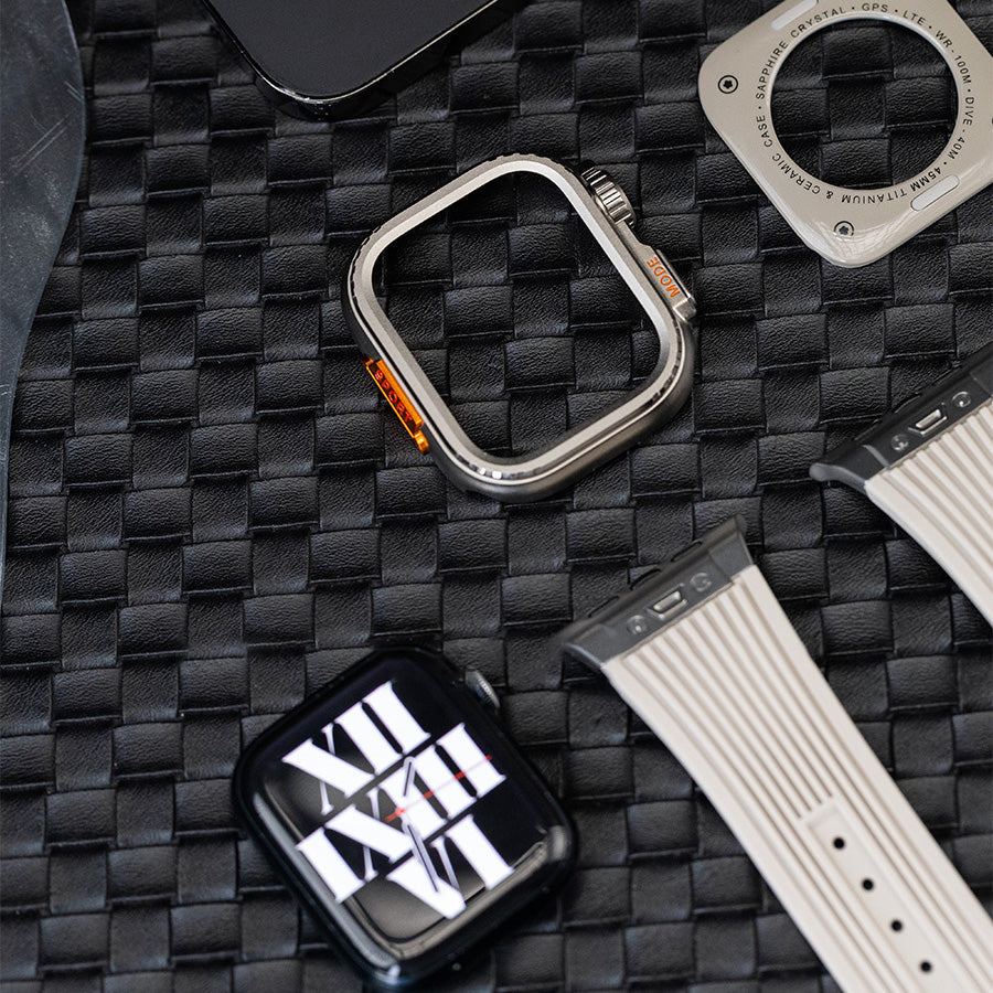 Robust titanlegeringskasse for Apple Watch