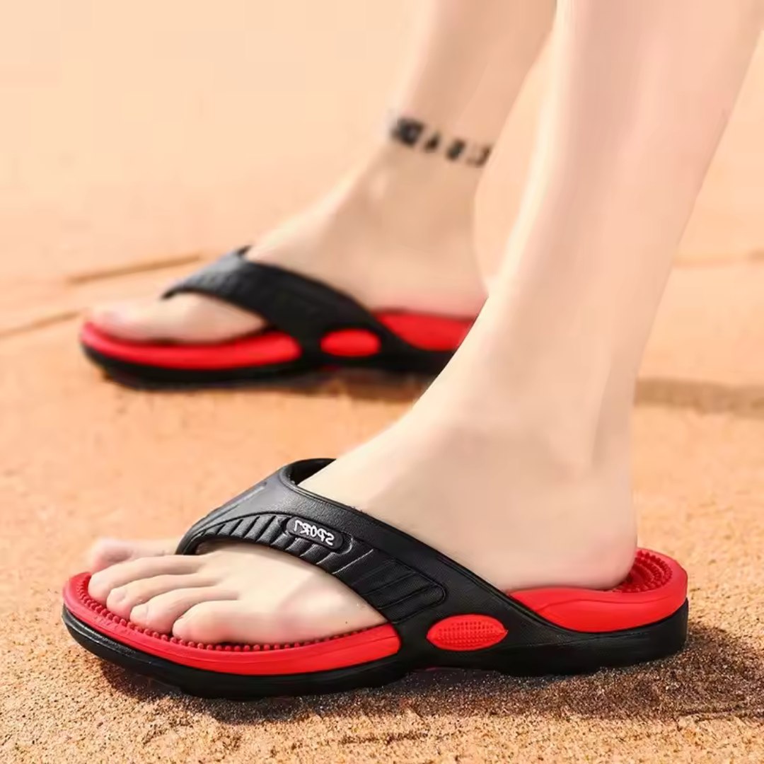 Selipar Urut Akupresur Kaki NovaFlex untuk Penggunaan Harian