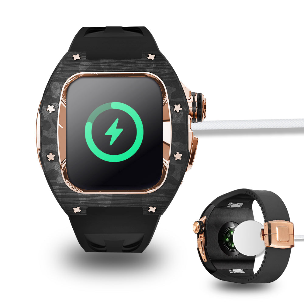 مجموعة ترقية غطاء ألياف الكربون RM7013 لساعة آبل S10