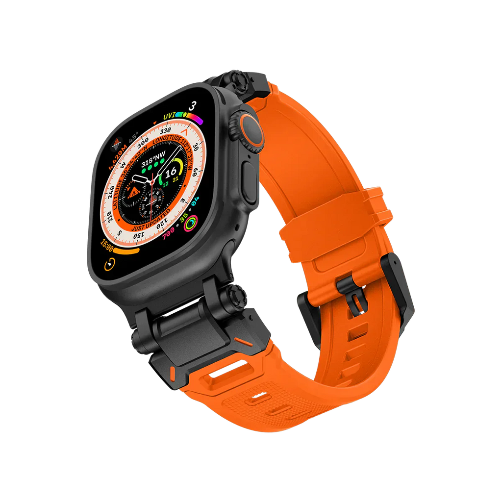 Új titán fém fej szilikon szíj Apple Watch-hoz