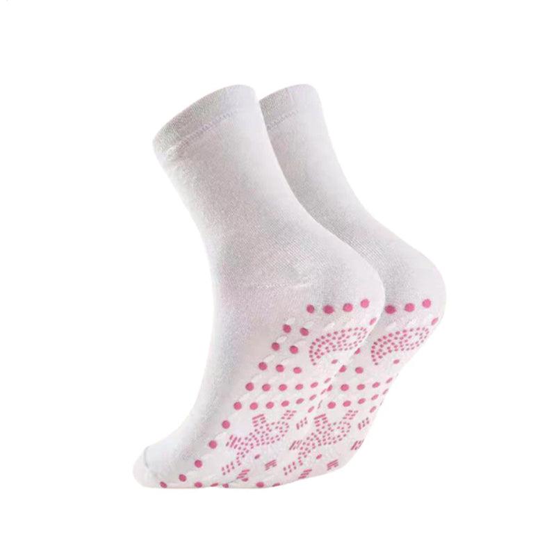 Calcetines deportivos auto-calentables con acupresión de turmalina AuroraFlex