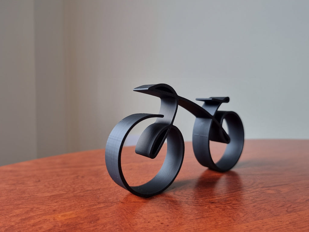 Sculptură din sârmă pentru bicicletă AeroLine Elegant Minimalist
