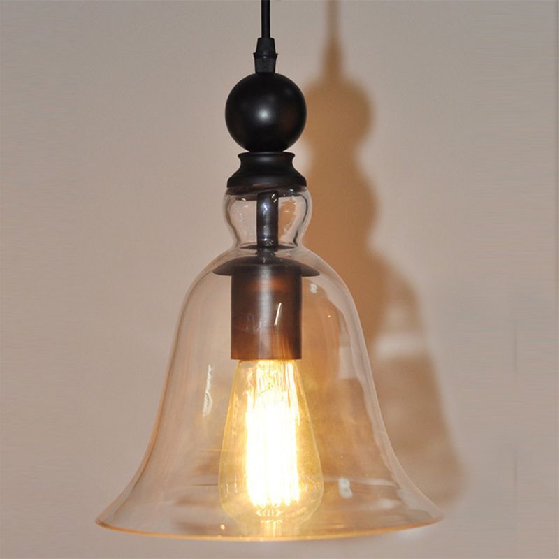 Arisha Vintage Industrial Bell Pendant Light — Hardwire Wiring, Requires Assembly