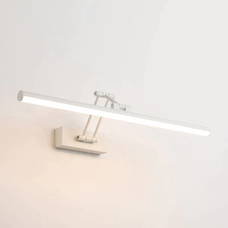 Volo LED Wall Lamp — Modern Linear Metal Frame, Mirror-Front Vanity Light