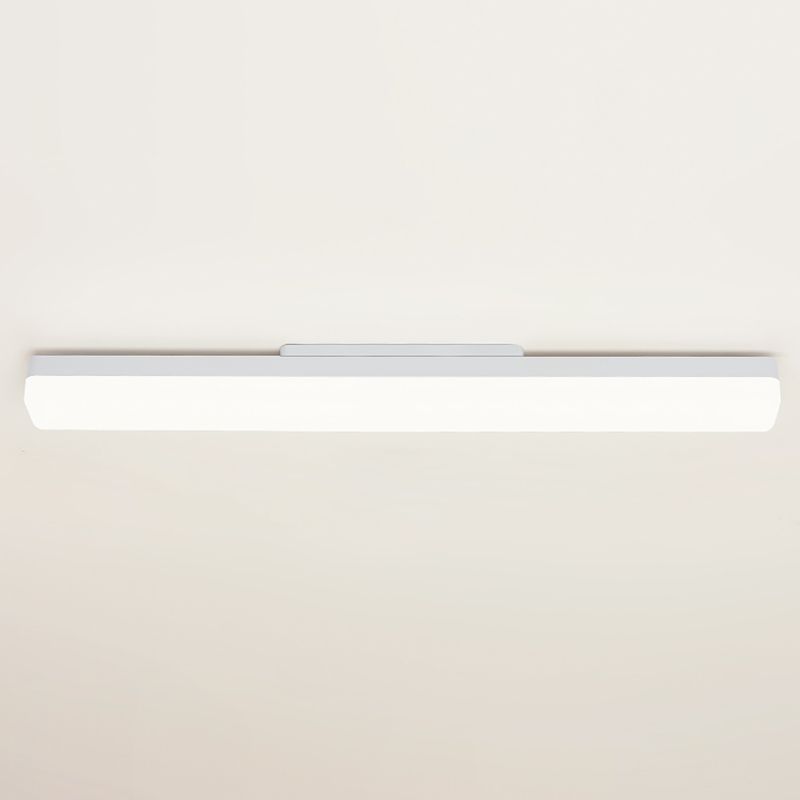 Arisha Rectangular Wall Lamp, White — Modern Style, Warm LED