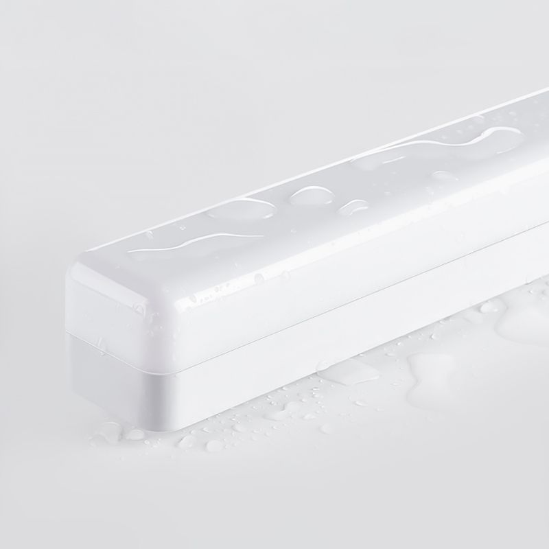 Arisha Rectangular Wall Lamp, White — Modern Style, Warm LED