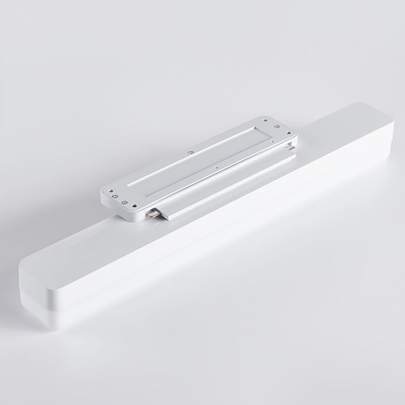Arisha Rectangular Wall Lamp, White — Modern Style, Warm LED