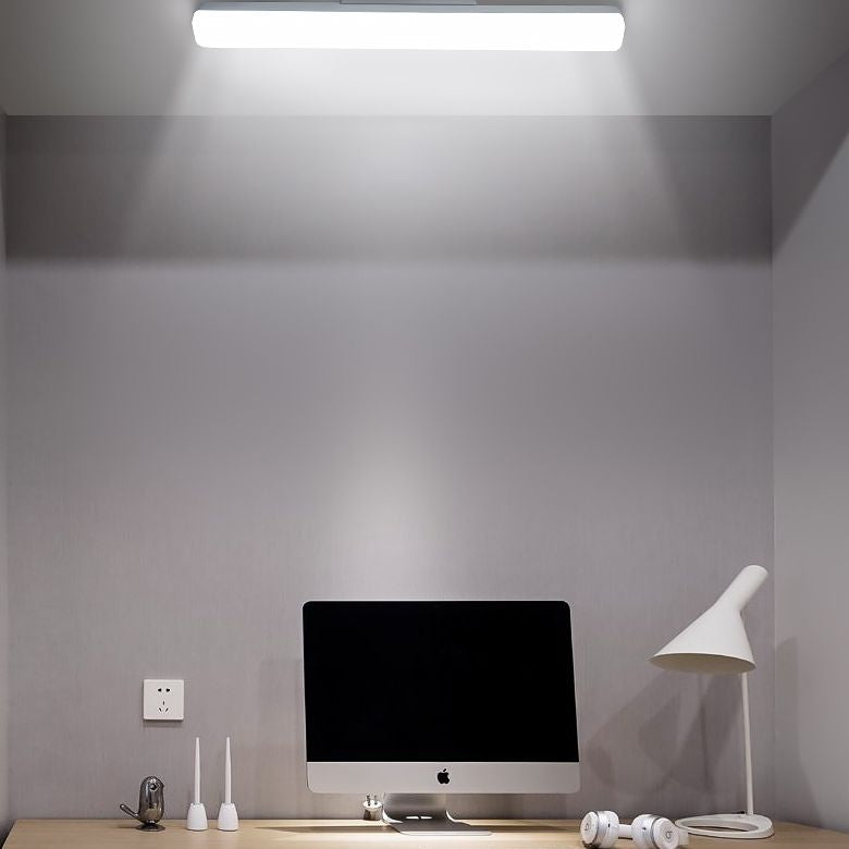 Arisha Rectangular Wall Lamp, White — Modern Style, Warm LED