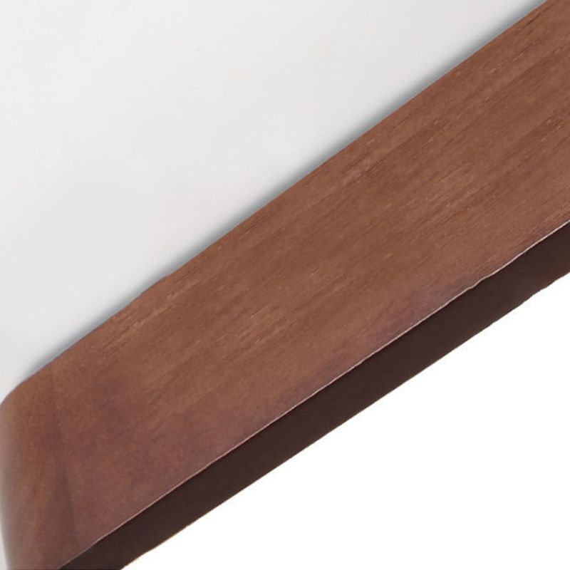 Muto loftlampe — moderne geometrisk design, kant i valnød, integreret LED
