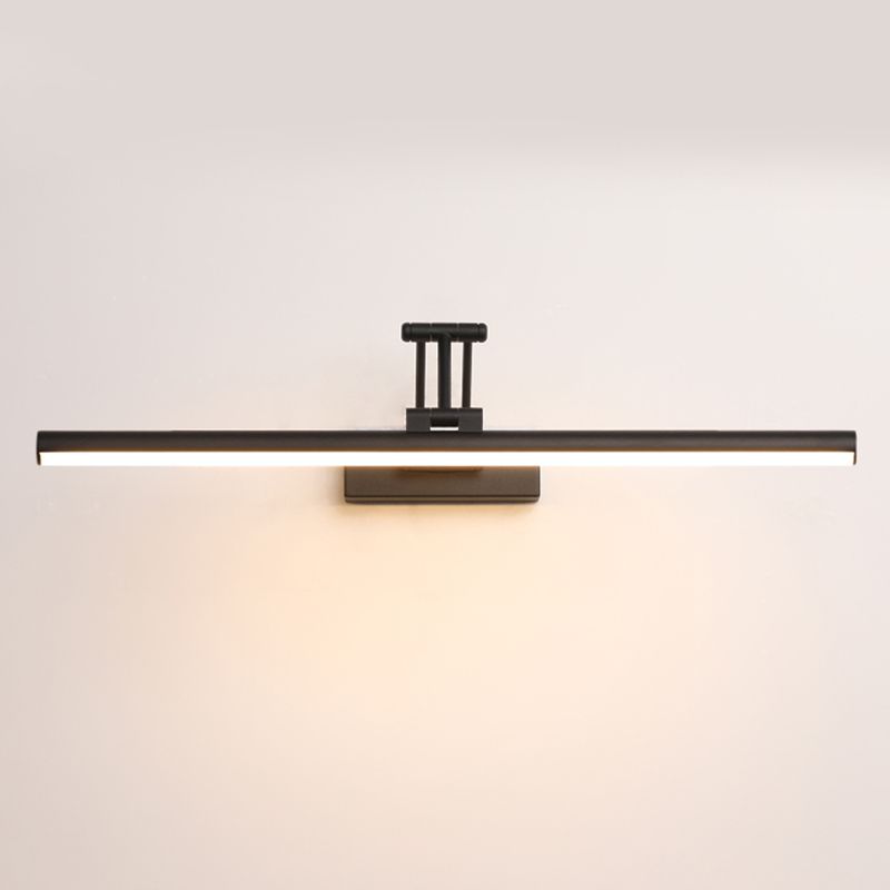 Volo LED Wall Lamp — Modern Linear Metal Frame, Mirror-Front Vanity Light