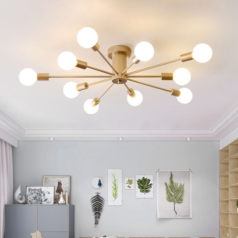 Valentina Flush Mount Ceiling Light — Modern Globe Bubble Design
