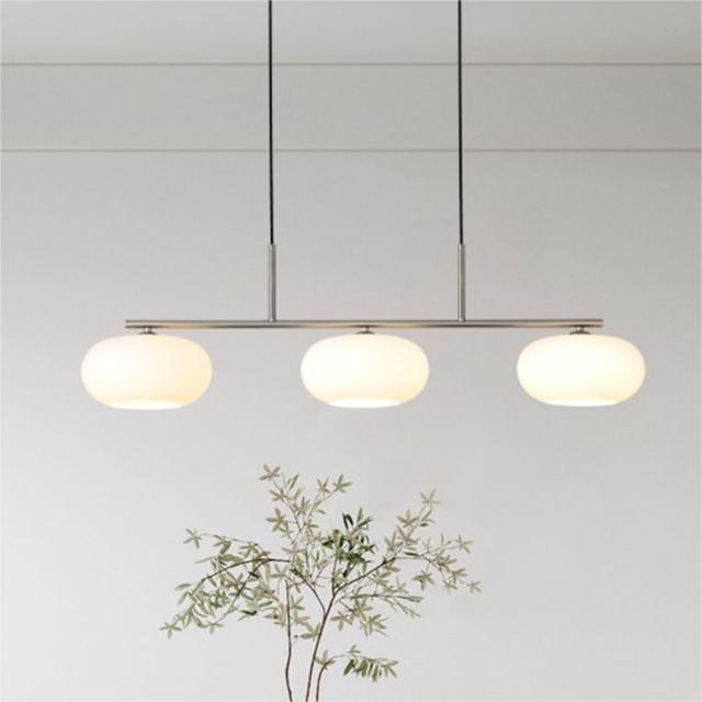 Lampada a sospensione a grappolo Candy Cream a 3 luci