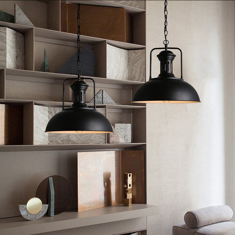 Rustic Vintage Epoch Pendant Light — Hardwired Ceiling Mount