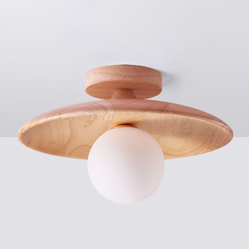 Oaki Flush Mount Ceiling Light — Bubble Dome Design