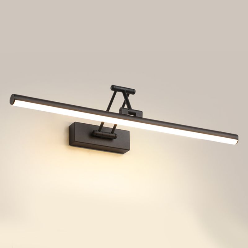 Volo LED Wall Lamp — Modern Linear Metal Frame, Mirror-Front Vanity Light