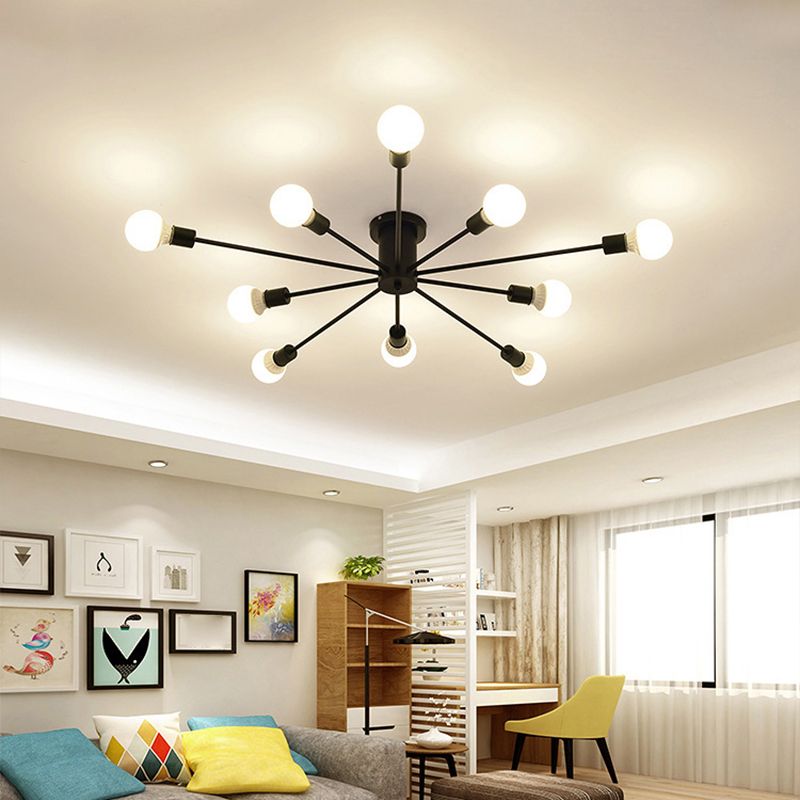 Valentina Modern Globe Bubble Flush Mount Ceiling Light - Neutralighting