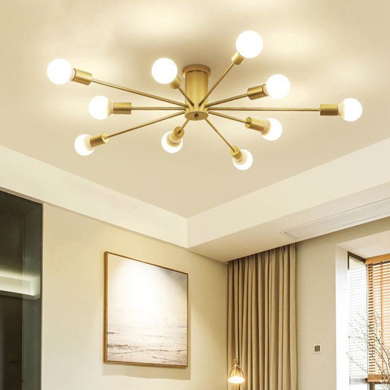 Valentina Flush Mount Ceiling Light — Modern Globe Bubble Design