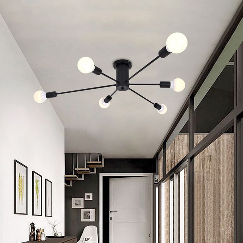 Valentina Flush Mount Ceiling Light — Modern Globe Bubble Design