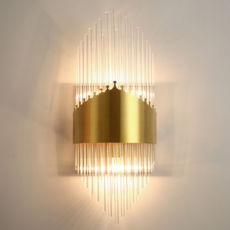 Kristy Luxury Gold Crystal Bedroom Bedside Wall Lamp - Neutralighting