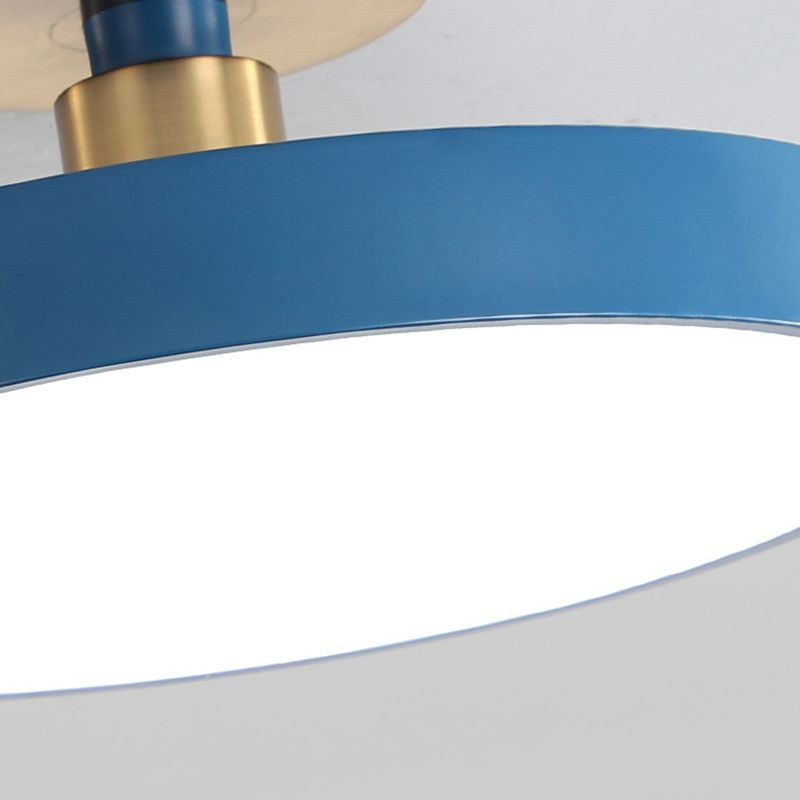 Nordycka minimalistyczna okrągła lampa sufitowa natynkowa