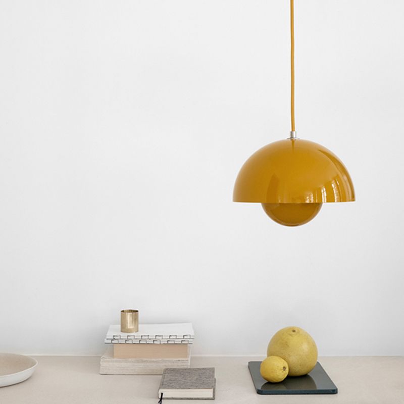 AuroraForge Lampă Pandantiv Geometrică din Fier Forjat cu Un Singur Bec Modernă