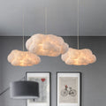 Lâmpada Suspensa Nimbus Cloud LED em PVC e Algodão Branco