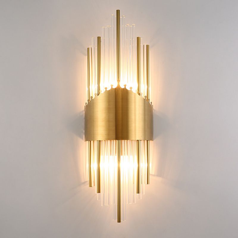 Kristy Luxury Gold Crystal Bedroom Bedside Wall Lamp - Neutralighting