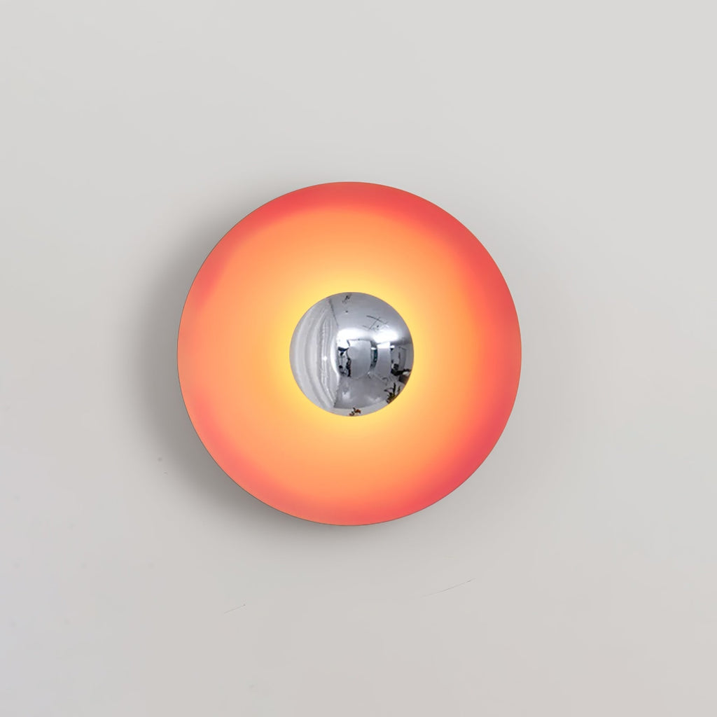 Nástěnné svítidlo Simplicity Glow — kruhové diskové svítidlo, přímé osvětlení bez oslnění