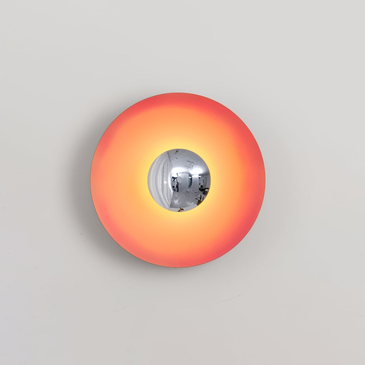 Nástěnné svítidlo Simplicity Glow — kruhové diskové svítidlo, přímé osvětlení bez oslnění