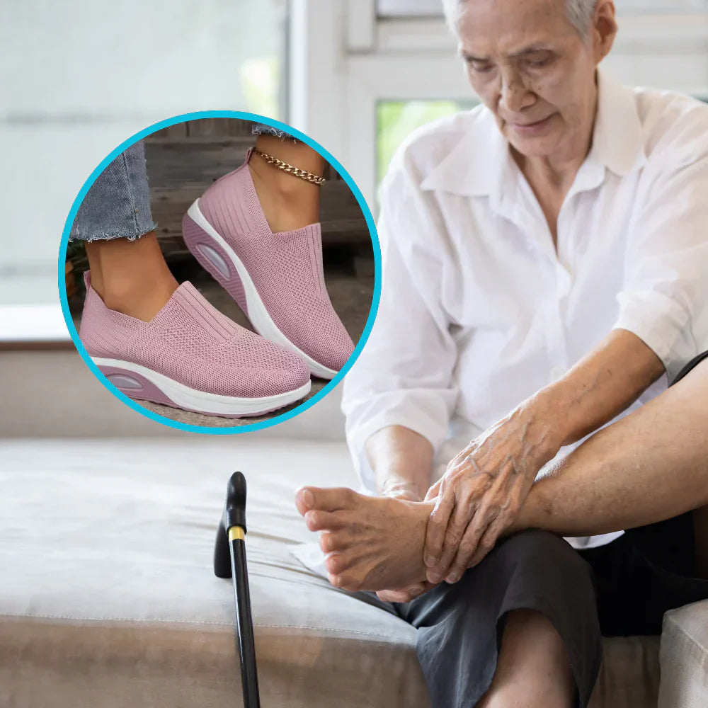 NovaFlex Orthopädische Damensportschuhe für geschwollene Füße und Linderung von Wassereinlagerungen