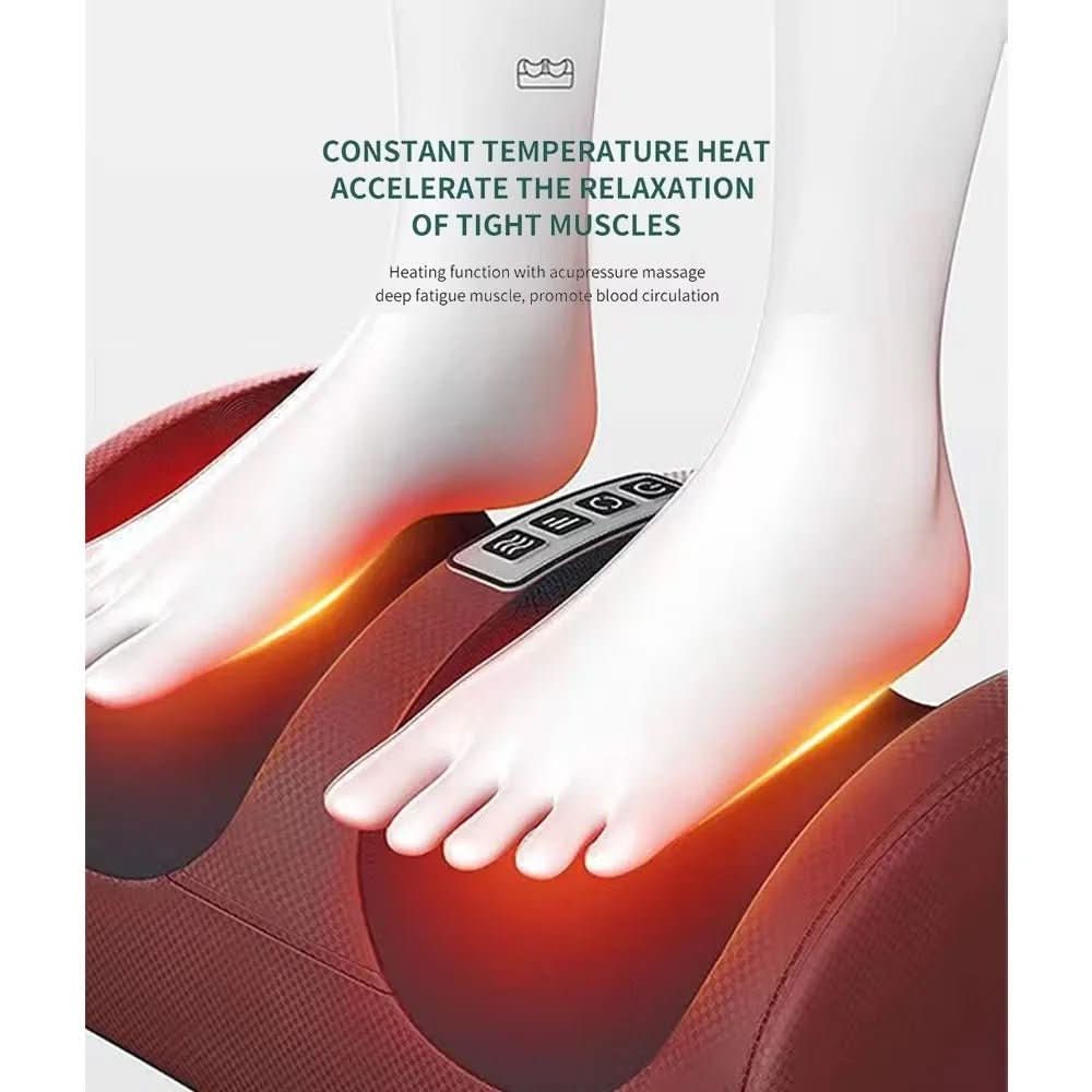 Masajeador de pies Shiatsu Zenora con función de calor, 12 bolas 3D y temporizador, para profesionales