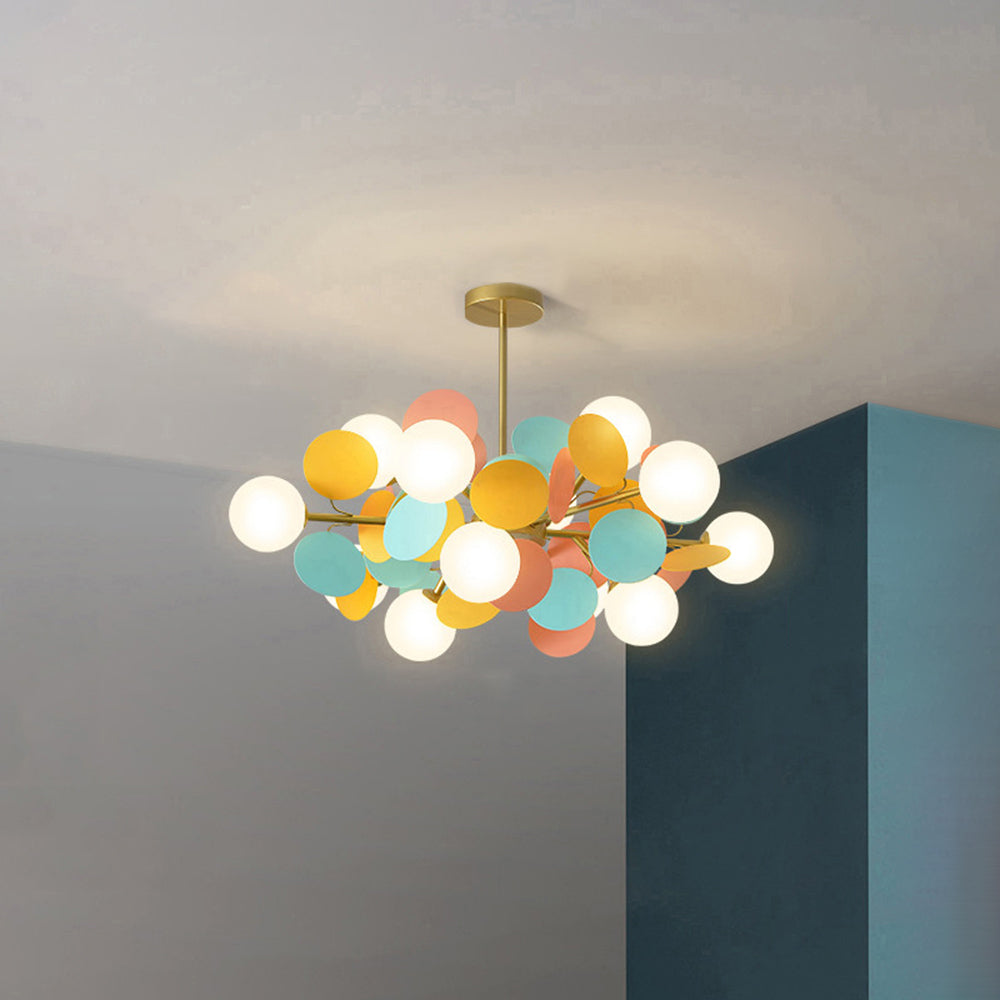 ModernBrilliance - Lampe suspendue à DEL en verre acrylique