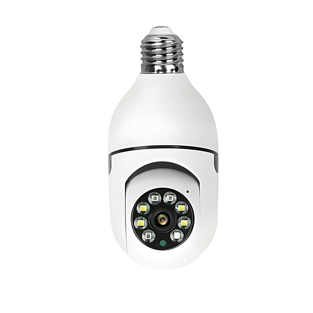 Caméra de sécurité extérieure sans fil WiFi HD avec détection de mouvement intégrée dans une ampoule lumineuse