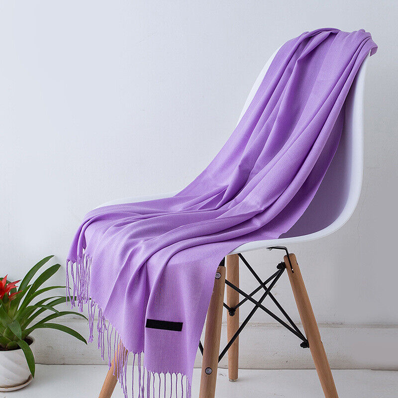 极光暖女士围巾 柔软冬季披肩裹巾