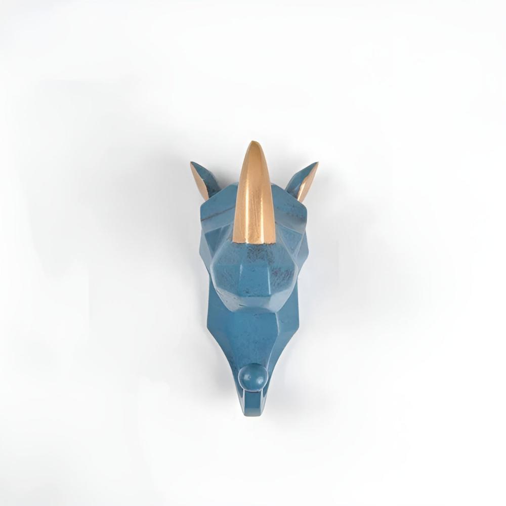 Portachiavi da parete a forma di testa di animale