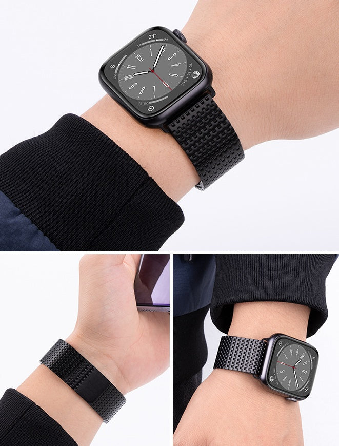 Banda magnética de acero inoxidable de diseño para Apple Watch