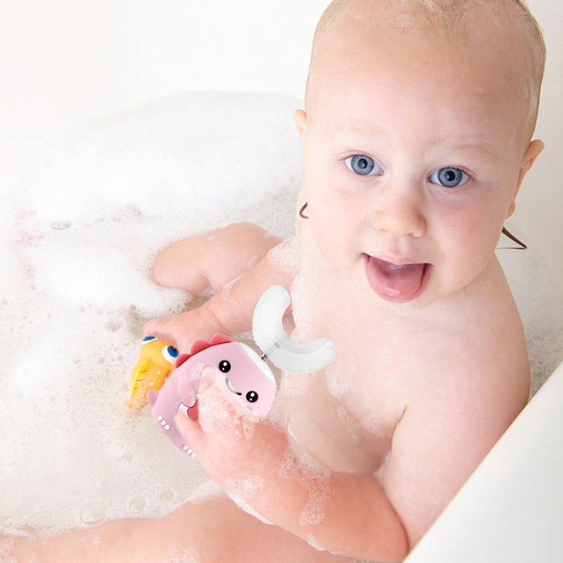 Berus Gigi Elektrik Bentuk U 360 Darjah untuk Kanak-Kanak