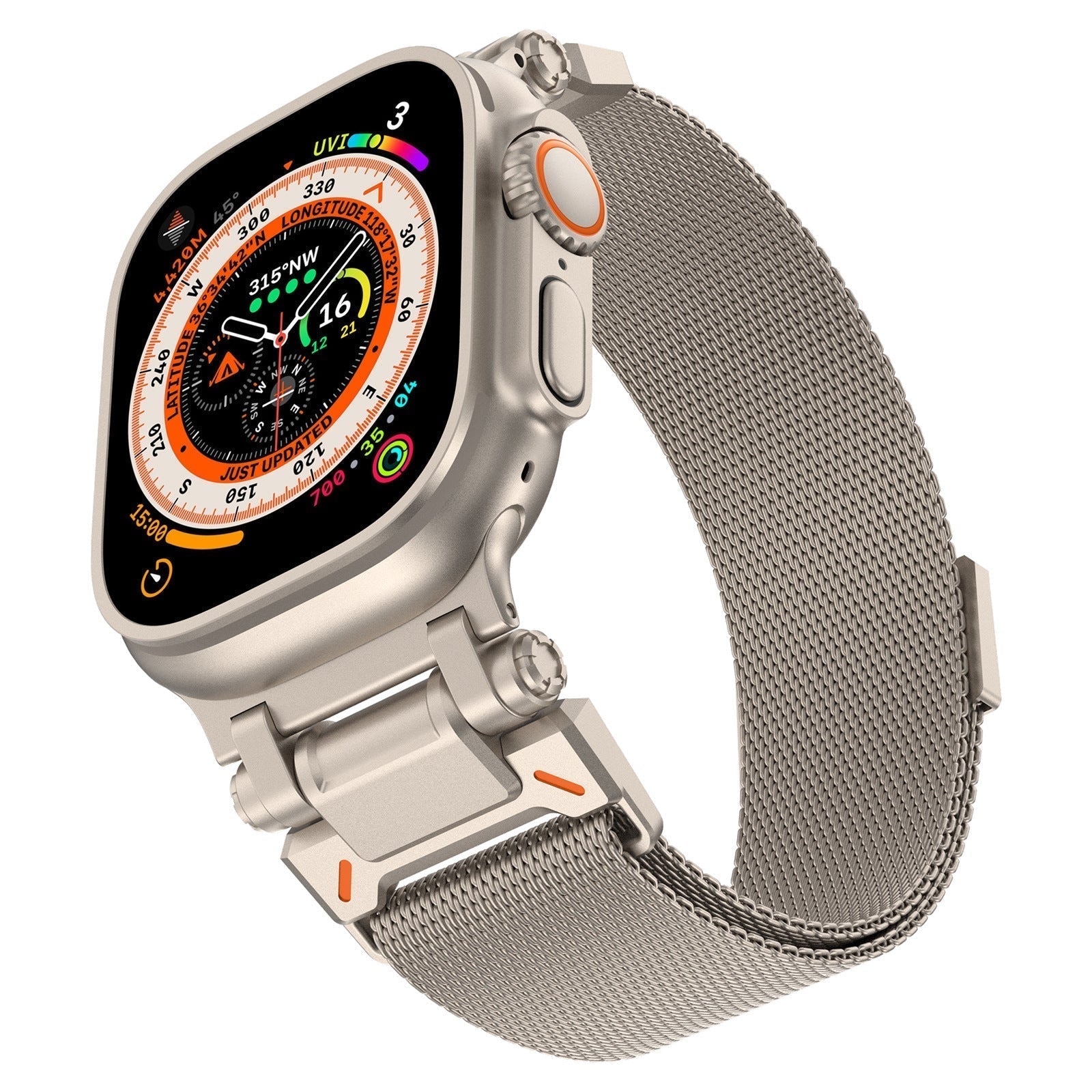 Milanese Loop med magnetisk lukning - Explorer-kollektionen