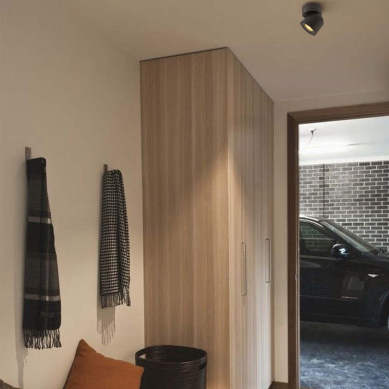 Kilo LED-loftlampe - moderne spotlight-design, sort/hvid