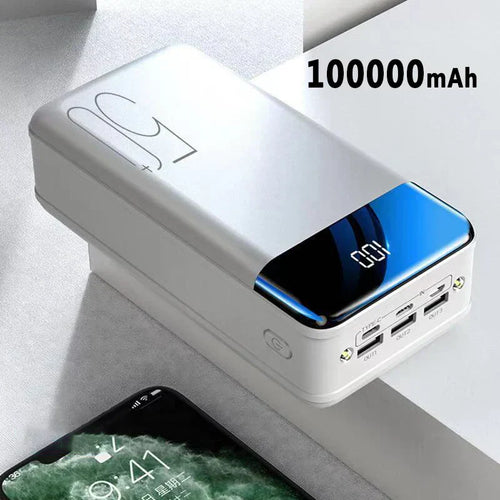 Power Bank Kapasiti Ultra-Tinggi 50,000mAh – Pengecasan Super Pantas untuk Telefon, Tablet & Komputer Riba
