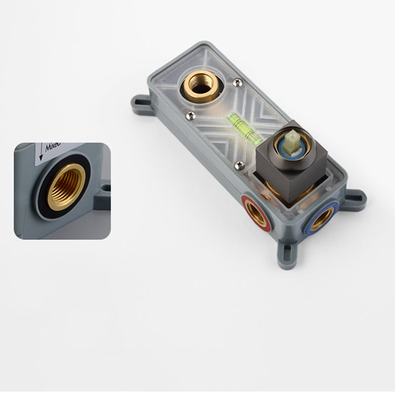 صنبور حوض حمام مثبت على الحائط بمقبض واحد مخفي