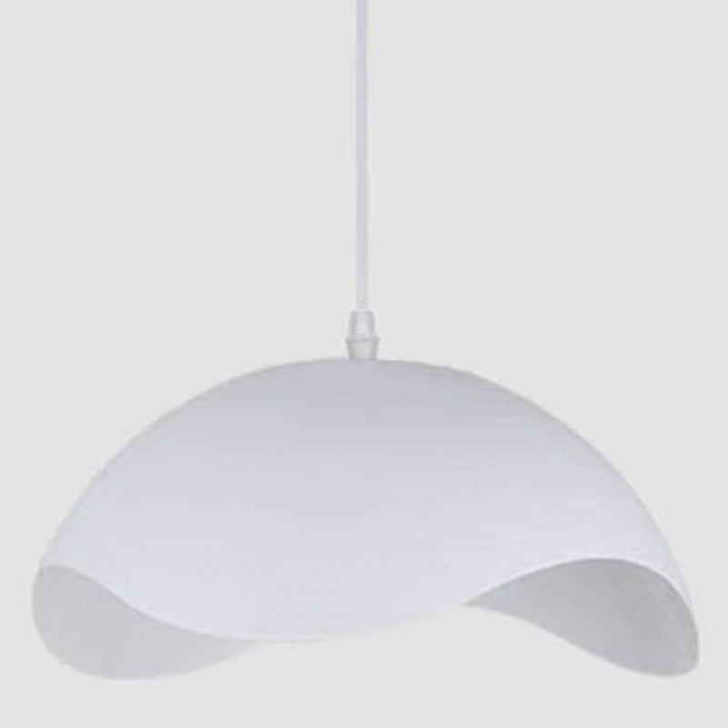 Suspension simple Valentina — abat-jour coloré, structure en bois et métal