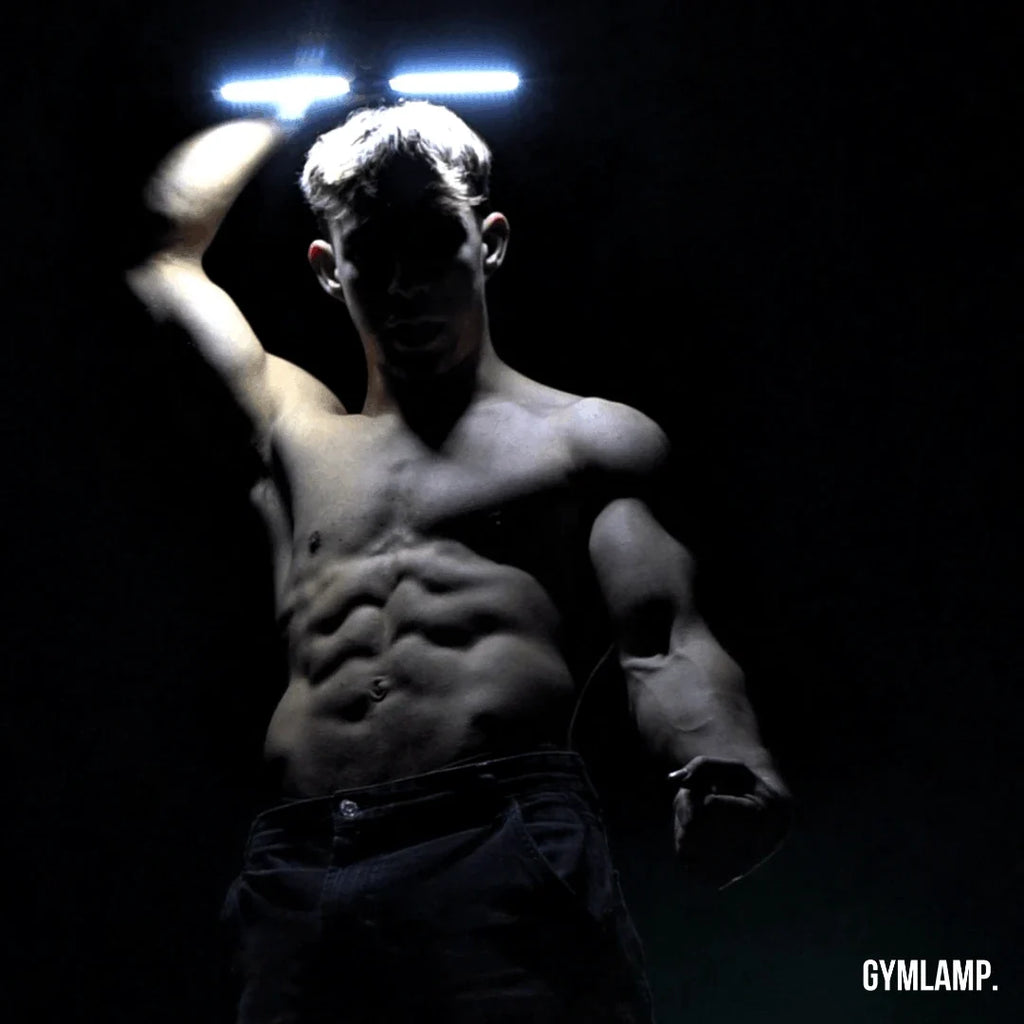Magnetisk LED-lampa för gymmet – riktad belysning för foton, 3 färger, USB-C