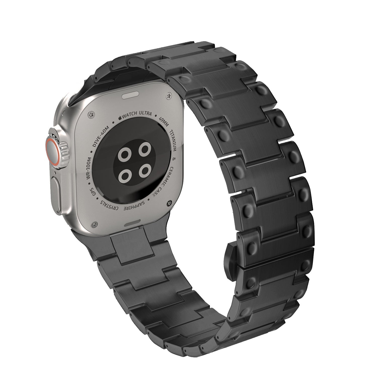 Pulseira Cloud Screw em Aço Inoxidável para Apple Watch