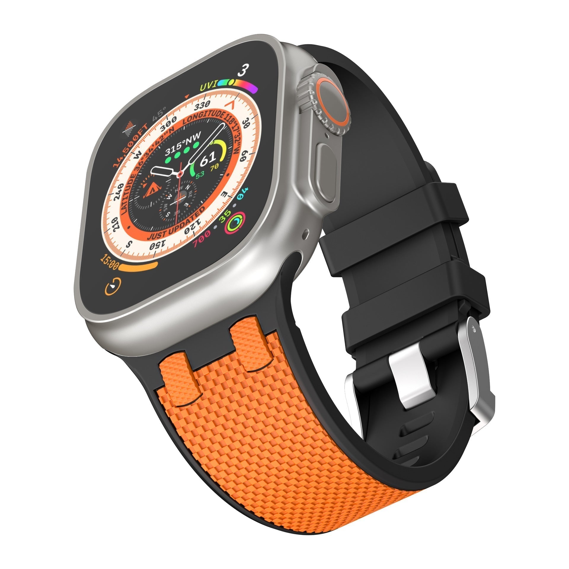 AP siliconen band met dubbele kleurmatching voor Apple Watch