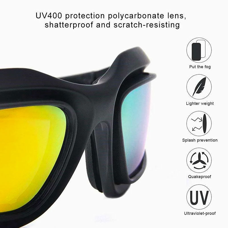 Óculos de Sol Polarizados para Motociclista - UV400