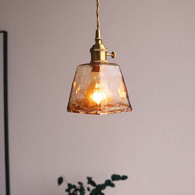 Aurello | Retro LED viseća lampa u zlatnom metalu | Orntli
