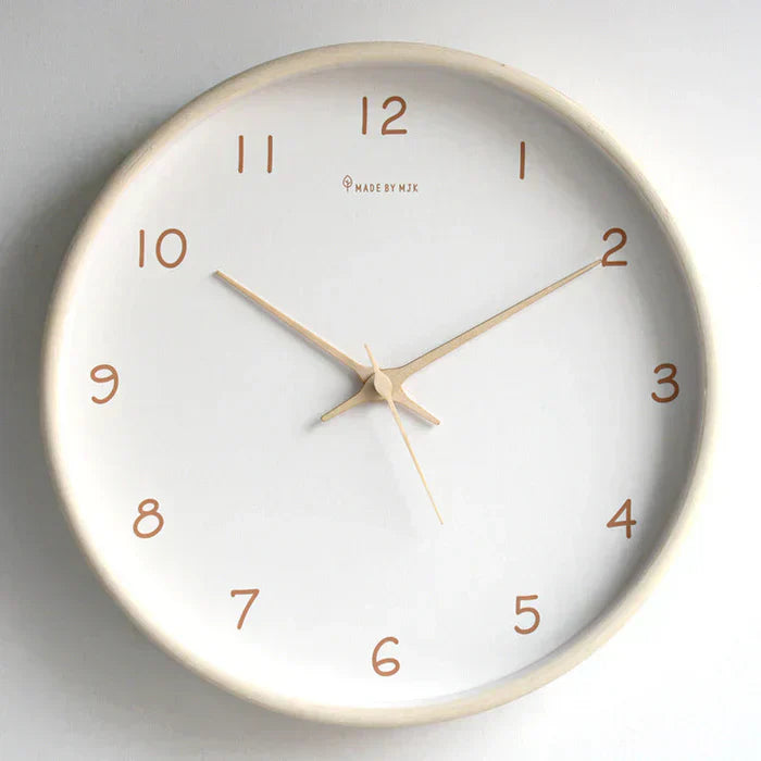 Reloj de Pared Analógico Elegante SereneNest con Movimiento Silencioso