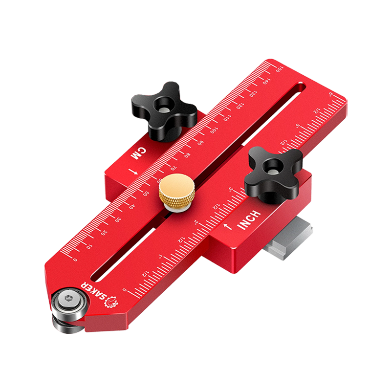 Thin Rip Jig for Table Saw – Aluminium, Inch & Metric Scale, 1/32" Precision