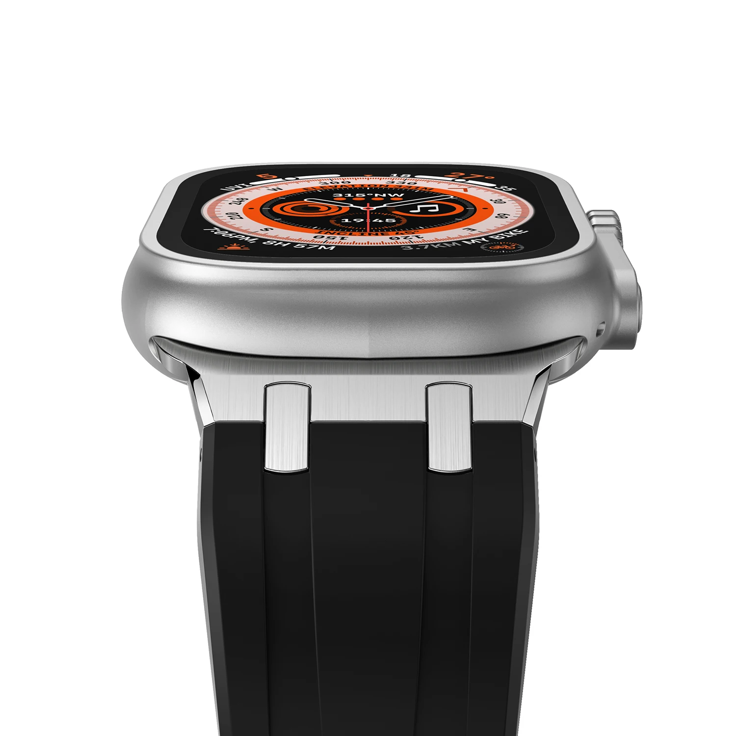 Cinturino in silicone di lusso AP Mod per Apple Watch